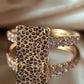 🐆 Vintage Luipaardprint Ovale Ring | Nu in de Sale! 🔥