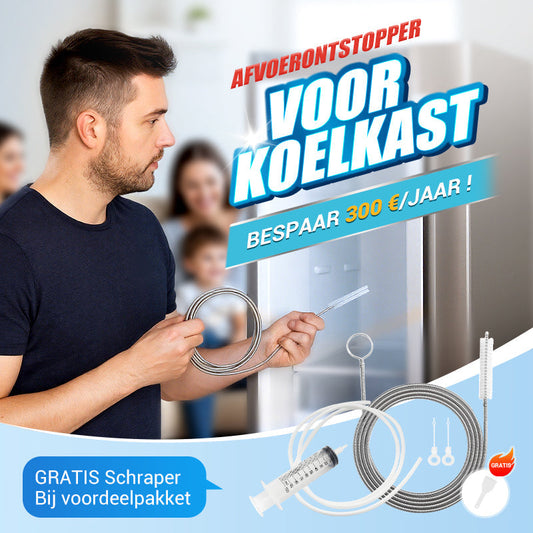 Koelkast leegzuig- en reinigingsset