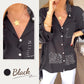 💥Uitverkoop 50% korting💥Vrouwen Lange Mouwen Print Fashion Kapsel Shirt