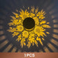 ☀️ Solar mandala lamp voor tuin & terras – 2-in-1 grondlamp & wandlamp – Decoratieve verlichting met vintage-effect – Roestvrij & duurzaam