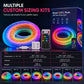 🎨💡 Neonlichtstrip van imitatiebont – 360° rondom stralend ✨