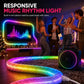 🎨💡 Neonlichtstrip van imitatiebont – 360° rondom stralend ✨