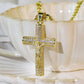 ✝️ Koop 1 krijg 1 gratis🔥 Ketting met Jezus-kruisbeeld – 14-karaats verguld, in geschenkverpakking & spirituele bescherming 🙏