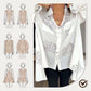 💥Uitverkoop 50% korting💥Vrouwen Lange Mouwen Print Fashion Kapsel Shirt