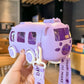 🎁Beste geschenken voor kinderen🚌Draagbare waterbeker in de vorm van een bus met riem