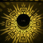 ☀️ Solar mandala lamp voor tuin & terras – 2-in-1 grondlamp & wandlamp – Decoratieve verlichting met vintage-effect – Roestvrij & duurzaam