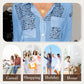 💥Uitverkoop 50% korting💥Vrouwen Lange Mouwen Print Fashion Kapsel Shirt
