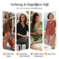 🥳 2026 MEGA-UITVERKOOP: 50% KORTING! 🥳 💞Dames set: blouse met V-hals en bedrukte broek met wijde pijpen