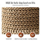 👒✨Elegante zonnehoed van gevlochten stro met strik