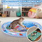 Opblaasbare watergevoelige mat voor baby's en huisdieren