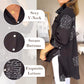 💥Uitverkoop 50% korting💥Vrouwen Lange Mouwen Print Fashion Kapsel Shirt