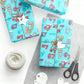 🔥50% KORTING✨Digitaal Kerst Inpakpapier🎁Moderne Print, Levendige Kleuren, Rolformaat✨