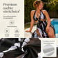 👙 TIJDELIJK 50% KORTING! ✨ Gestreept Tweedelig Badpak – Striknek, Ringdetail, Hoge Stretch 🌊