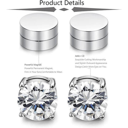 💎 50% KORTING NU! ✨ Magnetische Zirkoon Oorbellen – Geen Piercing Nodig & Elegant Ontwerp 🌟