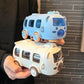 🎁Beste geschenken voor kinderen🚌Draagbare waterbeker in de vorm van een bus met riem