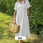 🎉 (Maat: S-4XL) 🛍️Nieuwe exclusieve zomerkleding 👗 Gestreepte revers-overhemdjurk met knopen | Met functionele zakken