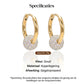 🥳2026 HETE UITVERKOOP🥳50K+ VERKOCHT!💥50% KORTING! 🔥 Gouden Cirkel Oorbellen met Klein Balletje – Hypoallergeen, Langdurige Glans & Perfect voor Dagelijks Gebruik 🌟