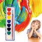 💖Valentijnsdag Hot Sale🔥Mini-aquarelverfsetjes+ 3 penselen