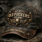 🧢Vintage geborduurde pet met “Old Fuckers Club”