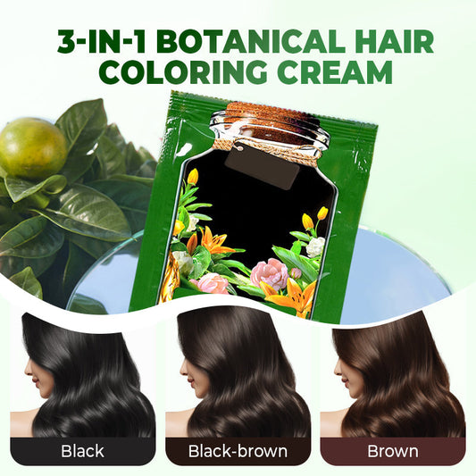 3-in-1 haarverf met botanische extracten