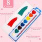 💖Valentijnsdag Hot Sale🔥Mini-aquarelverfsetjes+ 3 penselen
