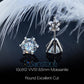 ✨Prachtige klassieke moissanite oorknopjes met zes pootjes