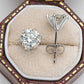 ✨Prachtige klassieke moissanite oorknopjes met zes pootjes