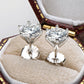 ✨Prachtige klassieke moissanite oorknopjes met zes pootjes