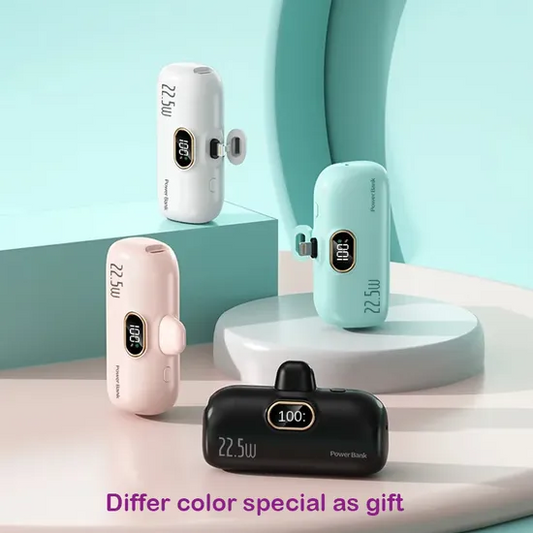 Draagbare powerbank van lipstick-formaat, 5000 mAh