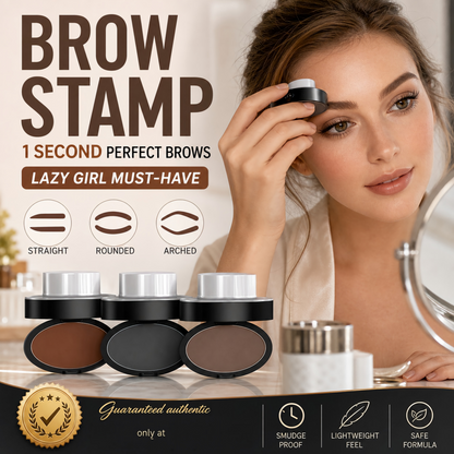 💖 50K+ Verkocht | Wenkbrauw Stempel Poeder Kit – Natuurlijke, Symmetrische Wenkbrauwen in Eén Druk | Waterproof tot 24U ✨