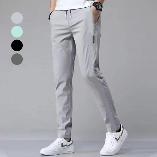 🏃‍♂️ TIJDELIJKE AANBIEDING: 50% KORTING! ✨ Joggingbroek van ijszijde voor heren – Sneldrogend, losse pasvorm, lichtgewicht ❄️
