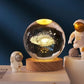 🎁3D Planeet Kristallen Bol – Fascinerend Licht & Decoratief Meesterwerk | Perfect voor Huis & Kantoor
