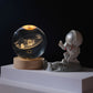 🎁3D Planeet Kristallen Bol – Fascinerend Licht & Decoratief Meesterwerk | Perfect voor Huis & Kantoor