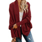 💕VROUWEN BATWING KABEL GEBREIDE SLOUCHY OVERSIZED CARDIGAN TRUI