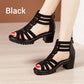 🔥Zolang de Voorraad Strekt 50% KORTING!🎉 Dames Anti-Slip Peep-Toe Chunky Sandalen