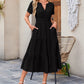 🏷️ Vroeg kopen = 50% korting! 👗 Dames V-hals jurken – licht & elegant ☀️