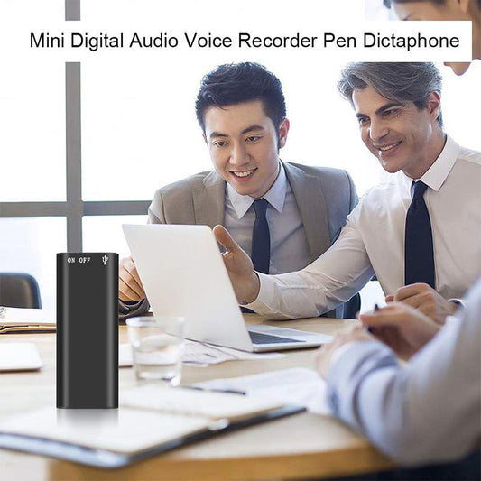 🔥Speciale aanbieding! Mini-dictafoon🎙️ HD-opnames, lange batterijduur, compact en onopvallend✨