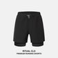 Heren 2-in-1 Sneldrogende Sportshorts