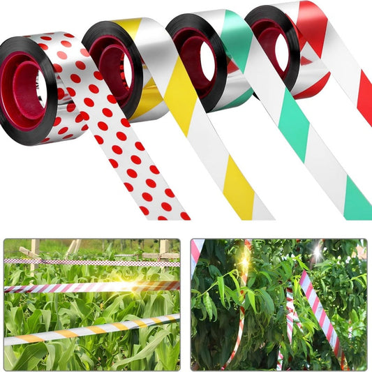 Dubbelzijdige reflecterende vogelafschrikband