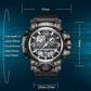 ⌚ 50% KORTING NU! 💦 Heren Multifunctioneel Waterdicht Lichtgevend Horloge – 50M, Schokbestendig & Nachtzicht 🌃
