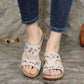 🌸 TIJDELIJK 50% KORTING! ✨ Dames Open-Teen Platform Slippers – Comfortabel, Veelzijdig, Bloem Accent 🥴