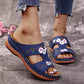 🌸 TIJDELIJK 50% KORTING! ✨ Dames Open-Teen Platform Slippers – Comfortabel, Veelzijdig, Bloem Accent 🥴