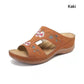 🌸 TIJDELIJK 50% KORTING! ✨ Dames Open-Teen Platform Slippers – Comfortabel, Veelzijdig, Bloem Accent 🥴
