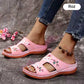 🌸 TIJDELIJK 50% KORTING! ✨ Dames Open-Teen Platform Slippers – Comfortabel, Veelzijdig, Bloem Accent 🥴