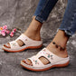 🌸 TIJDELIJK 50% KORTING! ✨ Dames Open-Teen Platform Slippers – Comfortabel, Veelzijdig, Bloem Accent 🥴