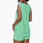 Mouwloze Top en Shorts 2-delig Set