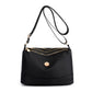 Minimalistische ruime nylon schouder- en crossbodytas