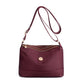 Minimalistische ruime nylon schouder- en crossbodytas