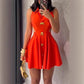 Elegante Sexy Mouwloze Jurk met V-hals voor Dames