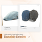 🍃 TIJDELIJK 50% KORTING! 👒 Unisex Denim Newsboy Cap – Tijdloos, Verstelbaar, Ademend 🍂